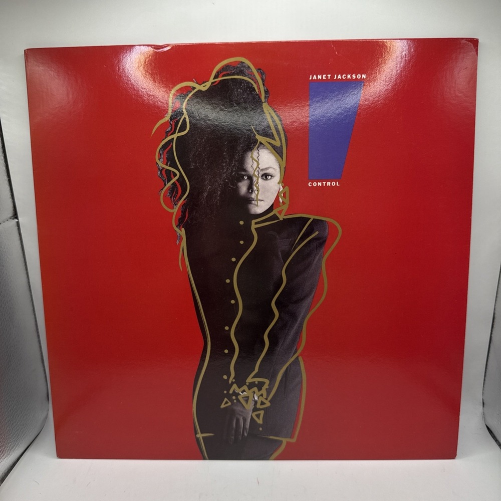 Janet Jackson Control Orig. 1986 LP, NM Vinyl/VG+ Cover